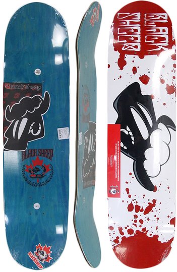 Shape para Skateboard Blacksheep Sheep Big Maple - Branco/Vermelho