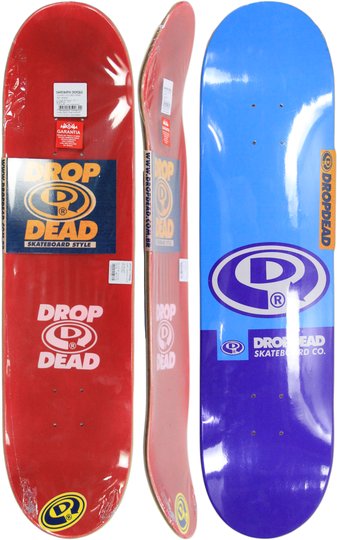 Shape para Skateboard Drop Dead Prime - Azul/Roxo