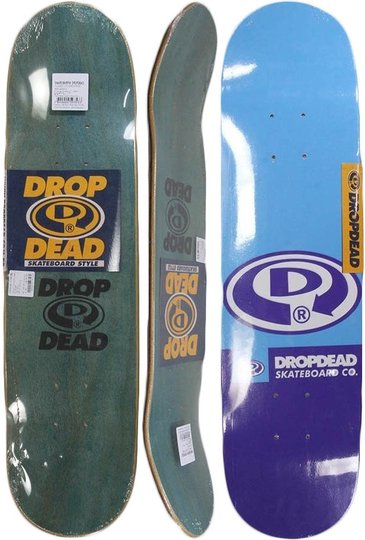 Shape para Skateboard Dropdead Marfim Prime - Azul