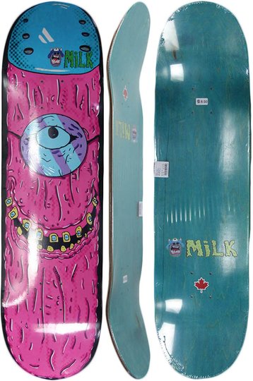 Shape para Skateboard Milk Maple Illness Pink 850 - Rosa/Preto
