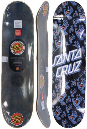 Shape para Skateboard Santa Cruz Fiber 8.5 - Preto