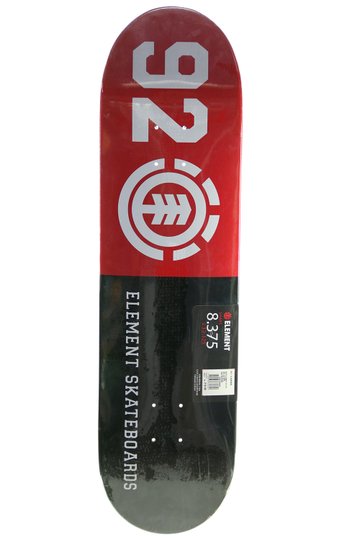 Shape Skateboard Element 92 8.3 - Vermelho/Preto