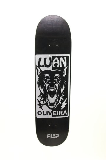 Shape Skateboard Flip Luan Oliveira 8,0 - Preto
