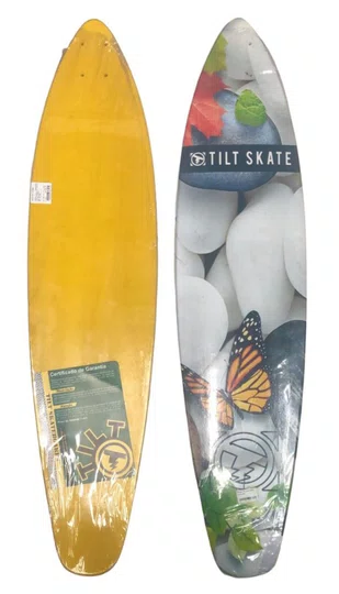 Shape Tilt Longboard Gota Borboleta 94X22CM - Multicores
