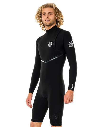 Short John Rip Curl E Bomb E6 2/2mm Zip Free - Black