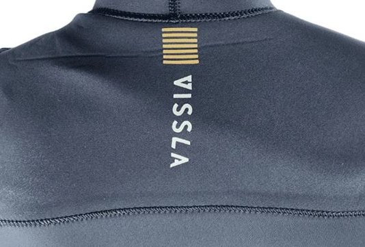 Short John Vissla Seven Seas 2/2 Chest Zip Manga Longa Black