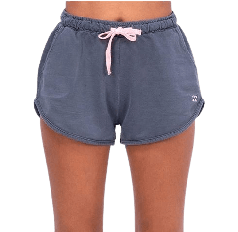 Shorts Feminino Billabong Road Trippin - Cinza Escuro