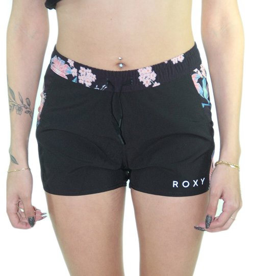 Shorts Feminino Roxy Biker - Preto