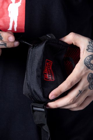 Shoulder bag Blinca Skateboards - preto vermelho