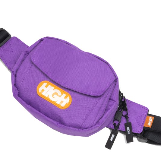 Shoulder Bag High Small Waist Bag Purple - Roxo/Laranja