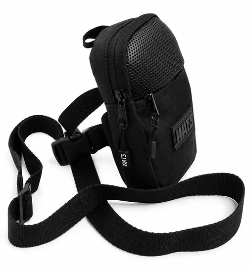 Shoulder Bag Wats Pocket AllBlack - Preto