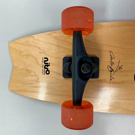 Simulador de Surf Nitro SK8 Carlos Burble e Bambu 31" X 10" - Madeira