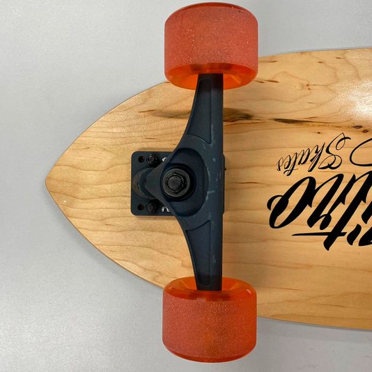 Simulador de Surf Nitro SK8 Carlos Burble e Bambu 31" X 10" - Madeira