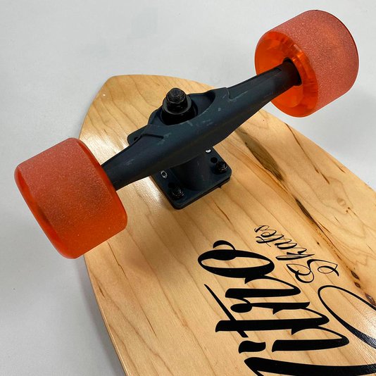 Simulador de Surf Nitro SK8 Carlos Burble e Bambu 31" X 10" - Madeira