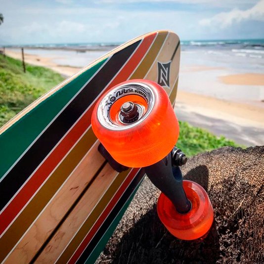 Simulador de Surf Nitro SK8 Rainbow Surf 34" 10" - Madeira