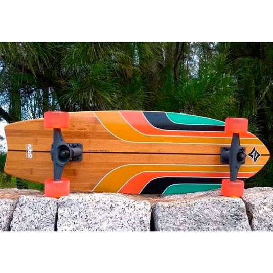 Simulador de Surf Nitro SK8 Rainbow Surf 34" 10" - Madeira