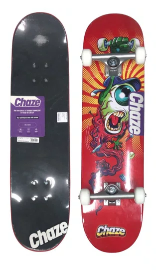 Skate Chaze Iniciante Série Monster - Amarelo