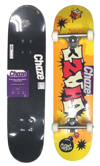 Skate Montado Chaze Iniciante Sharp - Amarelo