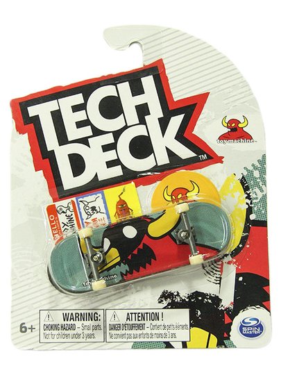 Skate De Dedo Tech Deck Toy Machine - Verde/Vermelho