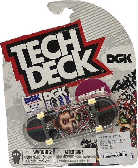 Skate De Dedo Teck Deck DGK X Medusa - Multicores
