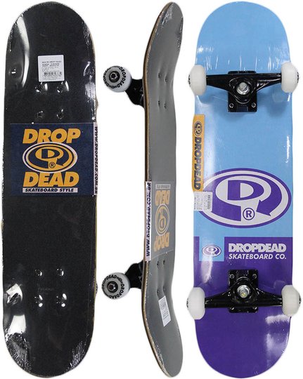 Skate Montado Drop Dead Kids Prime 775 - Azul