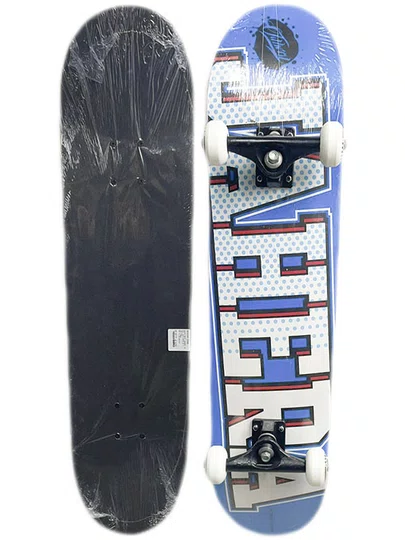 Skate Montado Jahera Comic Iniciante 8.0 - Azul