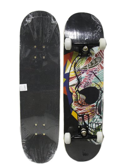 Skate Montado Mentex Iniciante Good Vibe - Preto