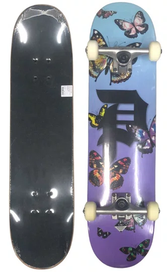 Skate Montado Primitive Butterfly 7.75 - Multicores