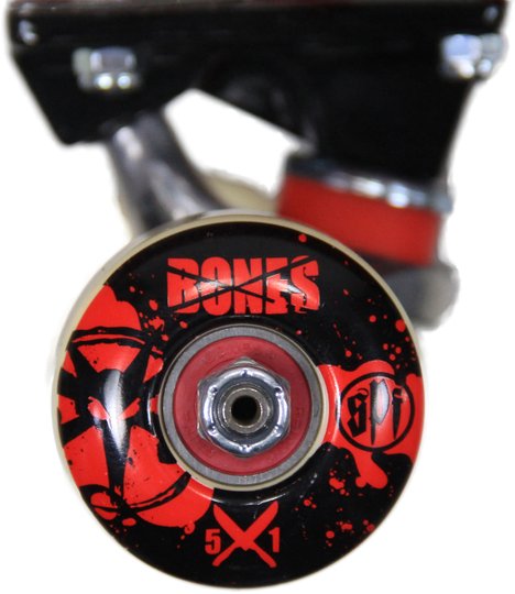 Skate Montado Pro - Branco/Preto