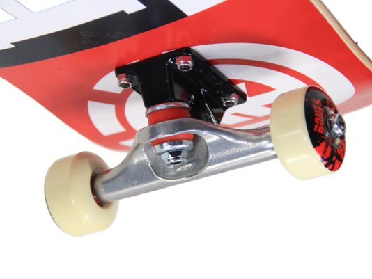 Skate Montado Pro - Branco/Preto