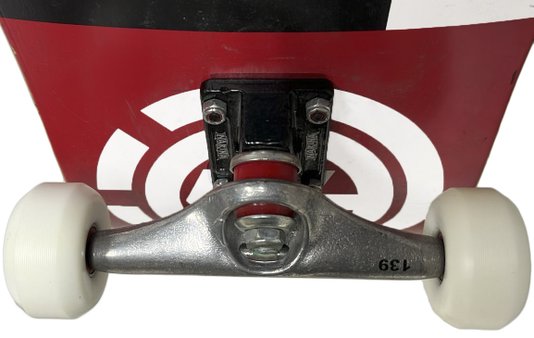Skate PRO Personalizado com Shape Element Maple 8.0" - Vermelho/Preto