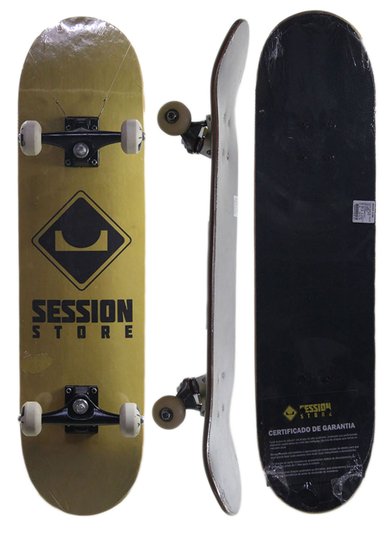 Skate Session Iniciante Logo 2020 - Amarelo