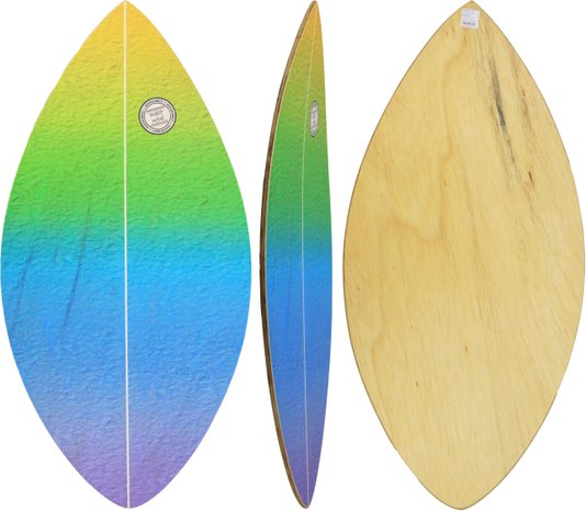 Skin Board Water e Wood - Verde/Azul