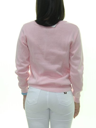 Suéter Feminino Juicy Manga Longa - Rosa