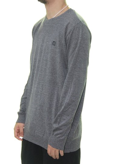 Suéter Masculino Kingston Basic - Cinza Mesclado