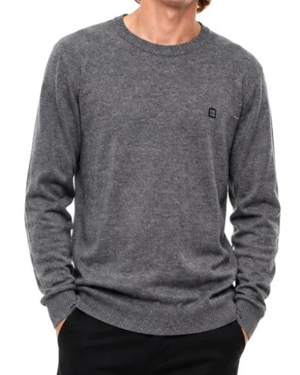 Suéter Masculino Kingston Basic - Cinza Mesclado