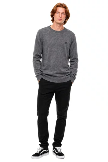 Suéter Masculino Kingston Basic - Cinza Mesclado