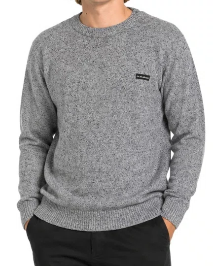 Suéter Masculino Quiksilver Tricot Surf - Cinza Mesclado