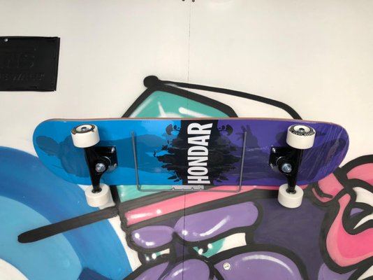 Suporte de Parede para Skate e Shape Session Horizonte - Cinza
