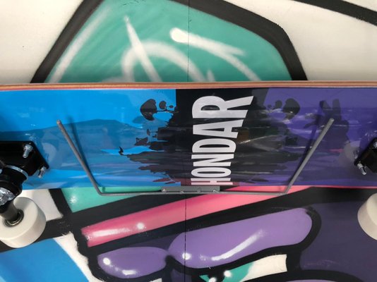 Suporte de Parede para Skate e Shape Session Horizonte - Cinza
