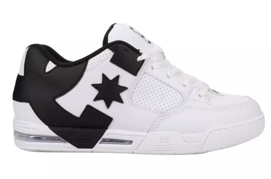 TENIS DC COMMAND WHITE/BLACK