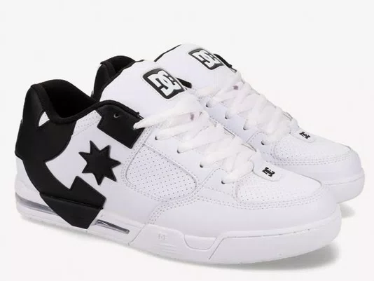 Tênis Masculino DC Command - White/Black