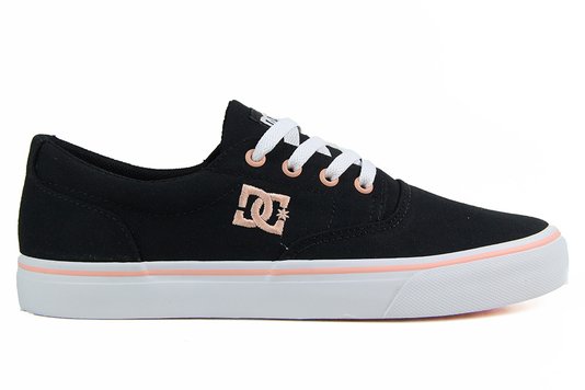 Tênis DC Shoes New Flash 2 TX - Black/Salmom