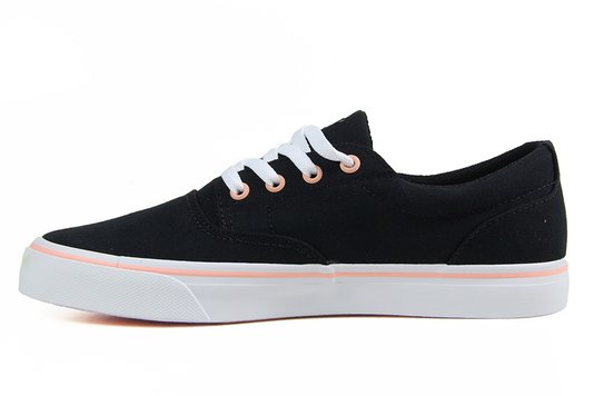 Tênis DC Shoes New Flash 2 TX - Black/Salmom