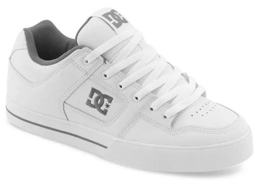 Tênis Masculino DC Shoe Pure Importado - White/Battleshipe