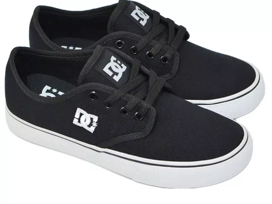Tênis Dc Unissex Shoes District - Black/White