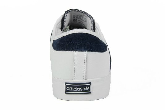 Tênis Feminino Adidas Seeley Cabedal em Couro - White/Conavy
