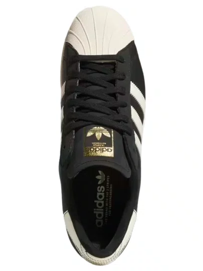 Tênis Feminino Adidas Superstar 80 - Preto/Bege