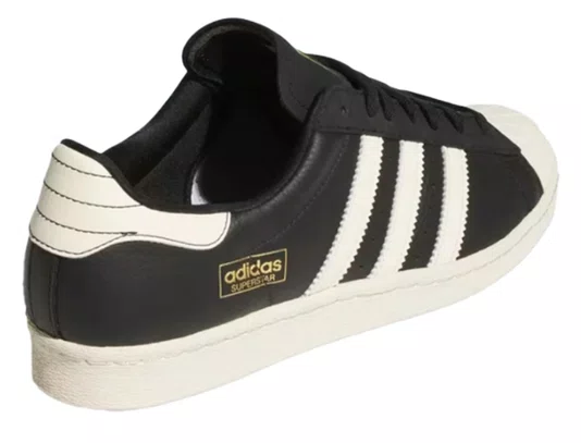 Tênis Feminino Adidas Superstar 80 - Preto/Bege