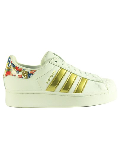 Tênis Feminino Adidas Superstar Bold W - Branco/Dourado